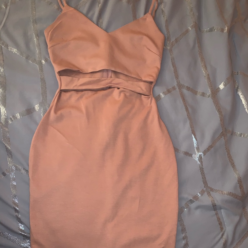 Peach dress